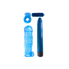 Coffret 4 sextoys bleu Classix 